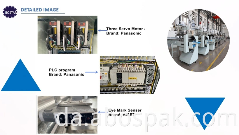 SUS 304 Automatic Flow Plasatpose Packaging Line Machine til hotel/vaskeri/vaskesæbe